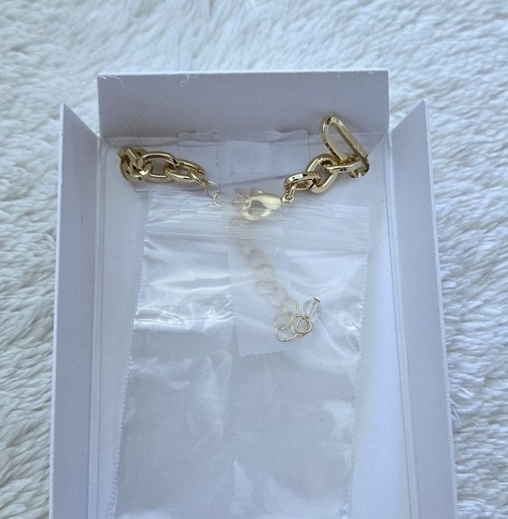 House🏠 of Harlow 1960 Gold💛 Long and Short Link Chain⛓️ with Puffy Heart❤️ - Picture 7 of 12